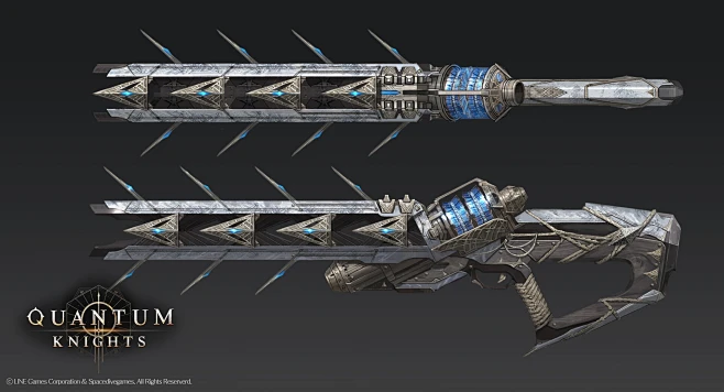 quantum knights(퀀텀나이츠)_ weapon_concept-花瓣网