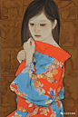 日本女画家大竹彩奈人物作品欣赏