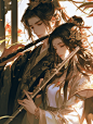 古风言情情侣 | Ai绘画
@叙叙叙叙白