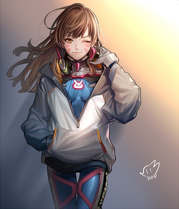 Overwatch D.Va dessi...