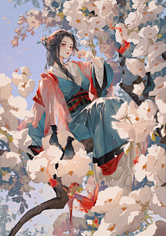 启雨革月的花瓣采集到插画人物