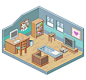 Isometric Room