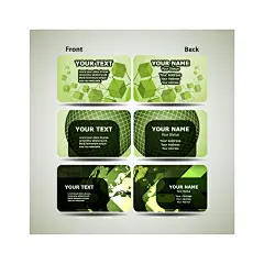 创意商务企业简约名片模板素材