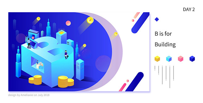 isometric letter ill...