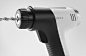 HOYO drill : Hoyo is a prospective powertool that breaks up with the conventions.With Hoyo the drill is no longer a garage tool, but becomes a simple and elegant product made for everyone to use in a home context