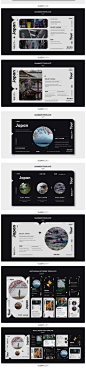 日系简约KV主视觉图文版式排版旅游摄影广告海报模板PSD设计素材-淘宝网