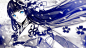 阴阳师手游 雪女 同人图 插画 壁纸 | 雪女 | 半次元-第一中文COS绘画小说社区