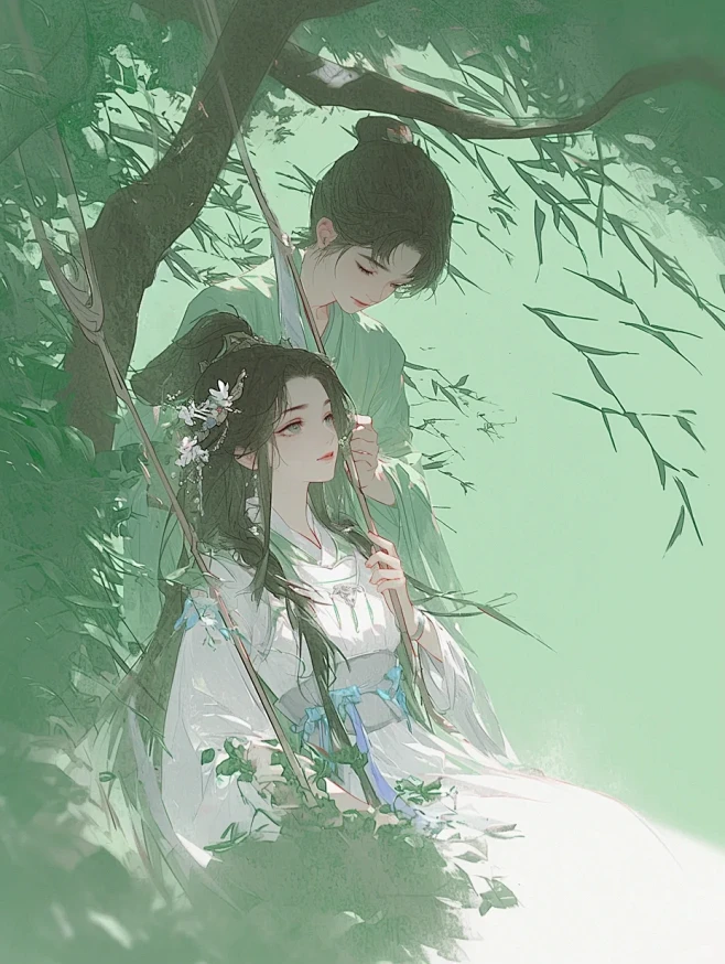 秋千~情似双丝网，中有千千结~ - 小红...