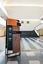 Wayfinding elements in Emigration Museum in Gdynia