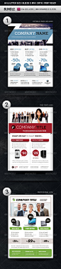 Bundle Business Flyer Templates A4 & Letter - Commerce Flyers