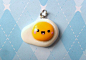 Kawaii Egg Charm Sunny Side Up Polymer Clay Charm