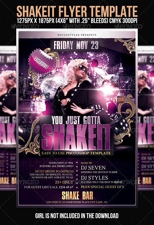 Shakeit Flyer Templa...