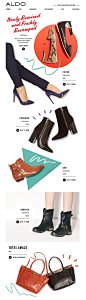 Aldo email design