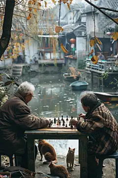 下棋的老人公益项目