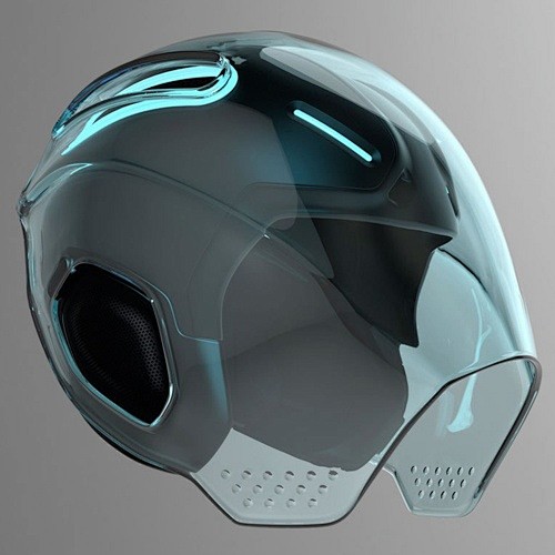 helmet concept tron