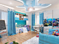 Children's room. : Design a child's room with a seaside theme