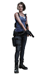 Jill Valentine Art from Resident Evil 3 (2020)