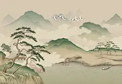 JDSS-053华琴壁画
电视背景 床头背景 客厅背景 卧室 别墅 酒店 平铺图 贴图 等等
高清手绘 水墨 山水 山水画 意境 大气  工笔
壁画 软硬包 竹木纤维 墙纸 壁纸 墙布
新中式风格 
