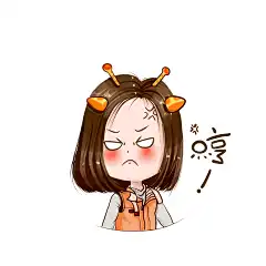 手绘头像 插画 表情包 情侣头像 可约稿  @狽朢录
