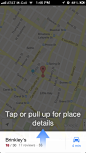 Googlemaps iPhone coach marks screenshot