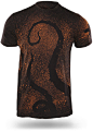 预订美国正品Tentacle Shirt触角图案造型短袖T恤