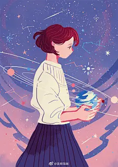 有点像「大鱼海棠」的梦幻美～

9jedit 插画作品 ​​​​