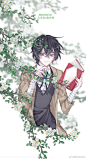 #文豪野犬##太中# 给太宰先生过的第一个生日生日快乐（说赶周就赶周，虽然很粗糙
花都是跟着百度百科画的一堆bug第一张画幼了所以全部变幼本来预计三张但是迟到了，所以心怀愧疚的补了两张，花语我尽量找贴近的了
蓝色鸢尾花：宿命中的游离和破碎的激情，精致的、 ​​​​...展开全文c