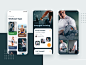 Personal Training App - Exploration discover ux fitness app video app design clean ui category cards app