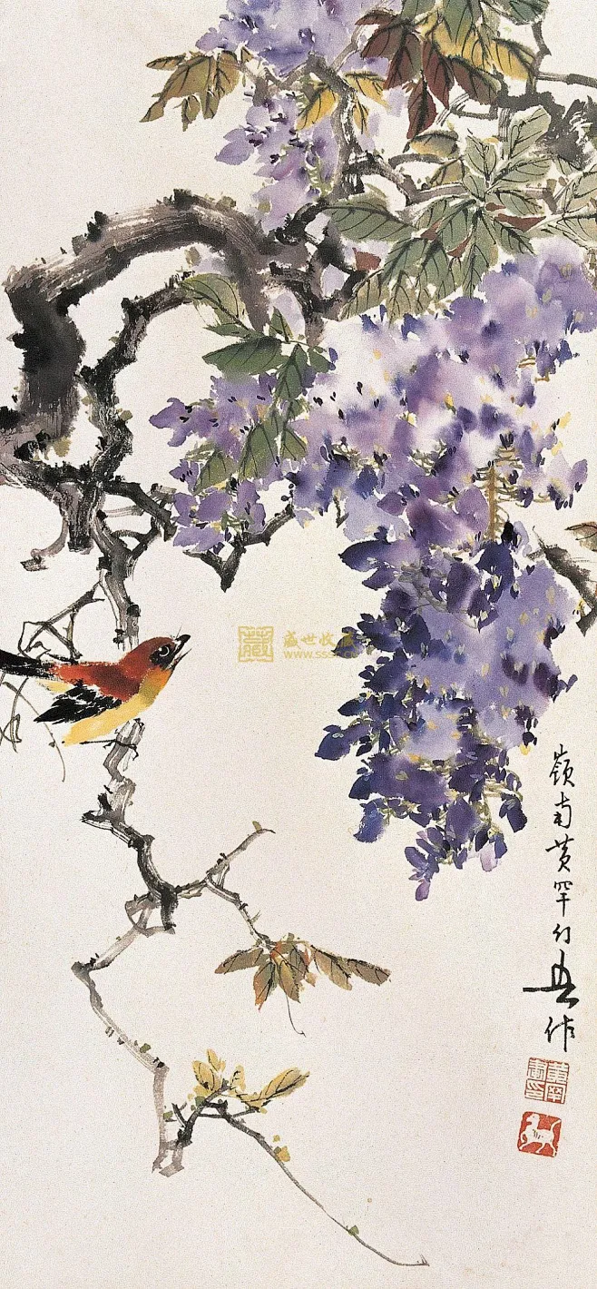 【岭南名家黄幻吾花鸟画作品欣赏】-花瓣网