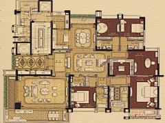 設計美學志采集到Floor Plans • 室内平面布局图