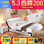 卡菲纳简约皮床 床 双人床 头层真皮床 软床1.5M 1.8米结婚床家具-tmall.com天猫