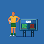 Google Euro Sport - Part 1 : We collaborated with AKQA to work on a series of gif animations for Google Euro SPort 2015.