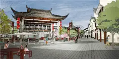 【[湖南]“一步一景”江南古城景观规划设计方案】目录：任务要求、场地特征、场地文脉、景观规划目标、设计原则、景观主题、水脉文化、水系规划、游线规划、水道剖面、生态水处理O网页链接