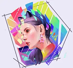 插画 原画 头像设计 头像 艺术设计头像