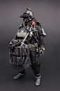 现货1/6夜跳兵人模型M004海豹突击队员套装HALO美军军模型男礼物-tmall.com天猫