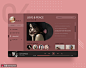 美女专辑歌手音乐专辑播放音乐界面 双端口页面 双端口界面