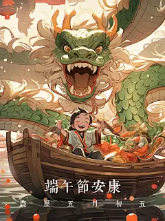 AI制作端午节海报丨附关键词
