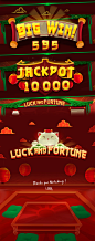 casino Cat Character cute Digital Art  game Game Art game design  Gaming Slots
