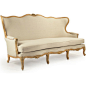 Curvaceous French Provence Sofa