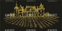 庄园  - 源文件下载【酷图网】素描,矢量素描素材,欧式,复古,古典,怀旧,线描,欧式壁画,葡萄酒庄园,葡萄酒,葡萄庄园,法国红酒,庄园图片,法国,红酒,绘画书法,庄园图,欧洲,城堡,线稿,德国,意大利,英国,贵族,皇家,庄园,线条,农场,田园