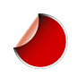红色圆形标签按钮 (25)