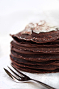 Mousse au Chocolat crepe-cake