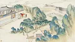 中国古典园林水墨画的 搜索结果_360图片