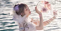 清纯美女海边人体写真高清桌面壁纸