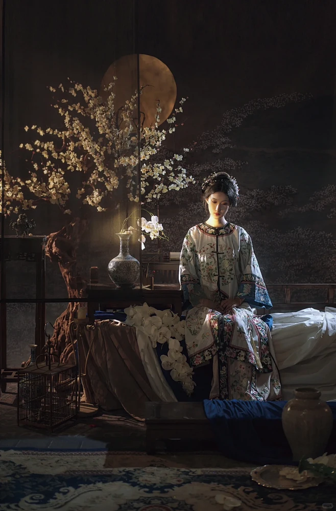 “怎奈松风明月三千里”｜清汉女-花瓣网