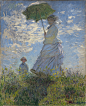 Woman with a Parasol - Madame Monet and