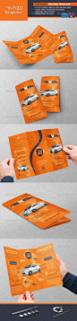 Car Wash Tri-Fold Template - Catalogs Brochures