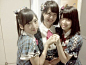 今天的手机博：各位看了前天的akbingo吗，和小田酱七濑酱三人的友情哦今天吃了姐姐点心袋里的小点心，大家猜猜是啥呢(^_－)－☆——AKB48 Team8 东京都代表 小栗有以#AKB48# #team8# #小栗有以#