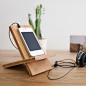未iPad组合支架创意读书简约个性环保竹木车载床头迷你懒人手机
