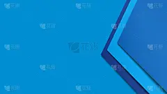 3D抽象蓝色背景。蓝色的几何结构。文本空白。